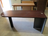 Wooden & Metal Desk.