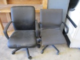 (2) Rolling Office Chairs.