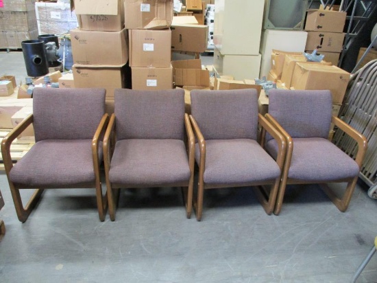 (4) Office Arm Chairs.