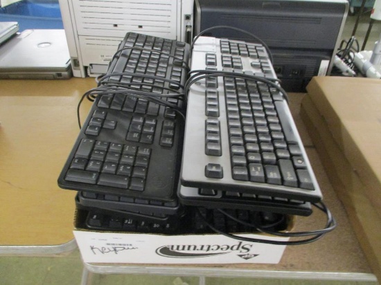 (12) HP & Dell USB Keyboards.