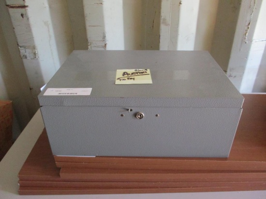 Metal Locking Box.