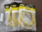 (5) Hubbell Cat 6 Patch Cables, 6', Yellow.