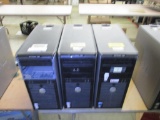 (3) Dell OptiPlex 780 Desktop Computers.