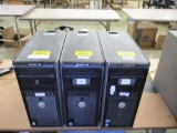 (3) Dell OptiPlex 780 Desktop Computers.