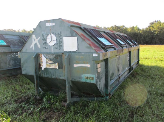 Metal Roll Off Recycle Container, 30 cu yd.