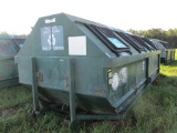 Metal Roll Off Recycle Container, 28 cu yd.