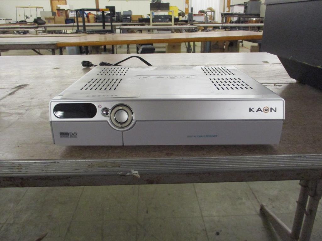 Kaon Digital Cable Receiver KCF-100MCO. | Industrial Machinery & Equipment  Business Liquidations Schools & Daycare Liquidations | Online Auctions |  Proxibid
