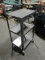 3 Tier AV Cart with 2 Outlets