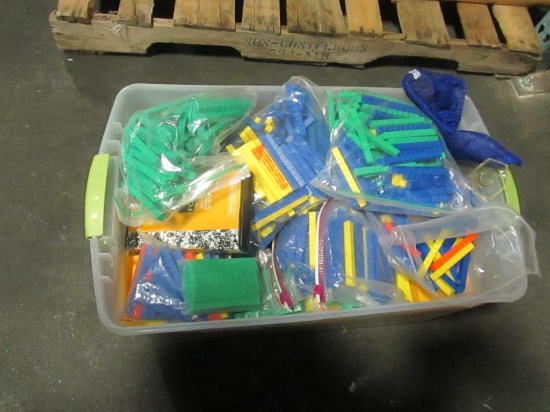 Box of Counting Plastic Blocks