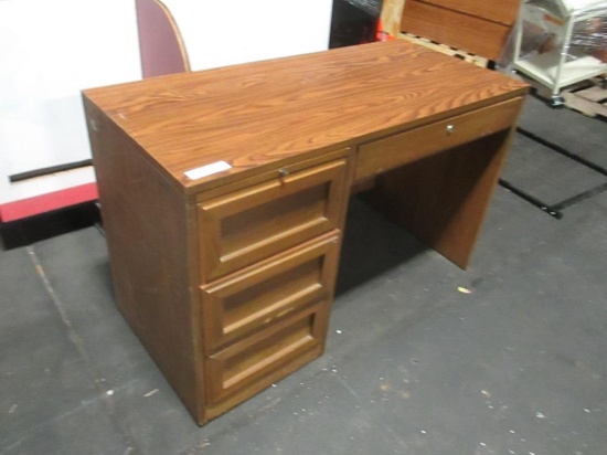 Wood 4 Drawer Desk