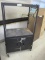 Metal Rolling 2 Tier 2 Door AV Cart.