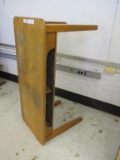 Wood 2 Slot Student Desk.