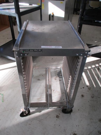 Epco Stainless Steel Pan Cart.