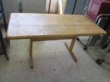 Wood Table.