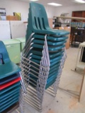 Metal & Plastic Student Chairs.