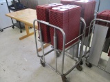 Stainless Steel Rolling Tray Cart w/ (87)Trays.