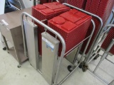 Stainless Steel Rolling Tray Cart w/ (76)Trays.