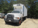 1998, Ford, F800, Refrigerated Truck,