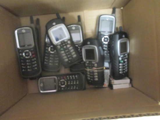 (9) Motorola Cell Phones