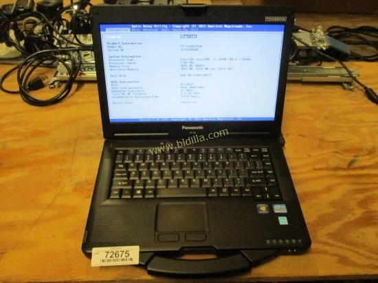 Panasonic Toughbook CF-53 Laptop Computer.