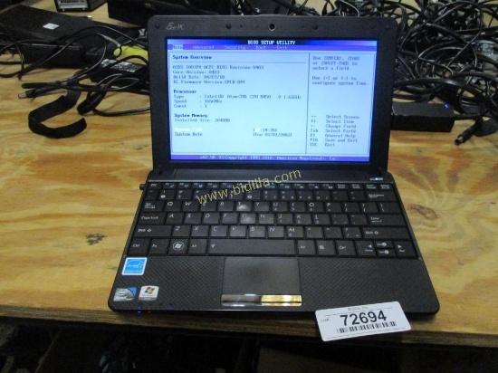 Asus 1001PxEee Laptop Computer.