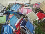Lot of Beach Chairs and Toys