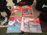 (6) Gleim Aviation Books in Case