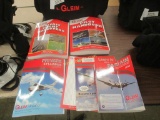 (6) Gleim Aviation Books in Case
