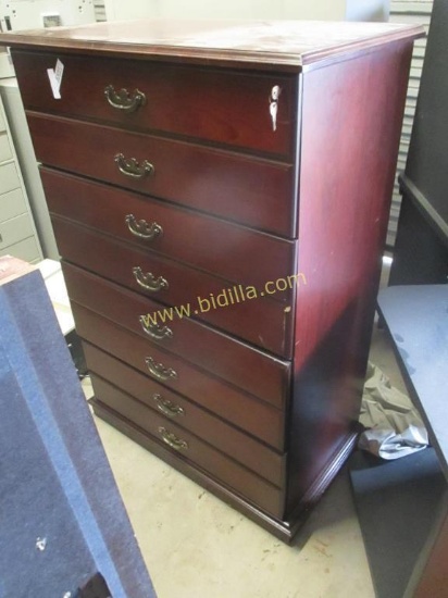 4 Drawer Lateral Wood Cabinet