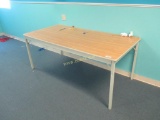 Wood and Metal Table