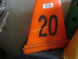 (4) Football Yard Cones
