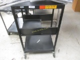 3 Tier Rolling AV Cart