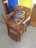 (2) Wood Chairs