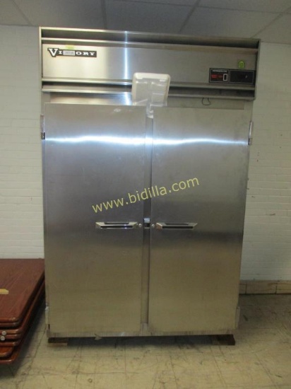 Victory Stainless Steel 2 Door Refrigerator RS-2D-