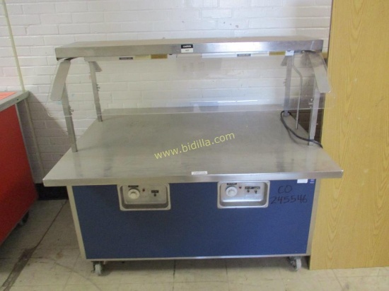 Colorpoint Stainless Steel Rolling Hot Table K50-C