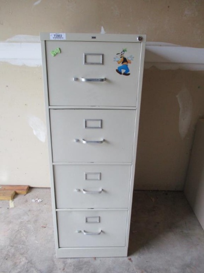 Hon Metal 5 Drawer Standard File Cabinet.