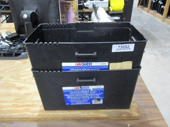 (2) Car Quest Marine Battery Boxes 81250.