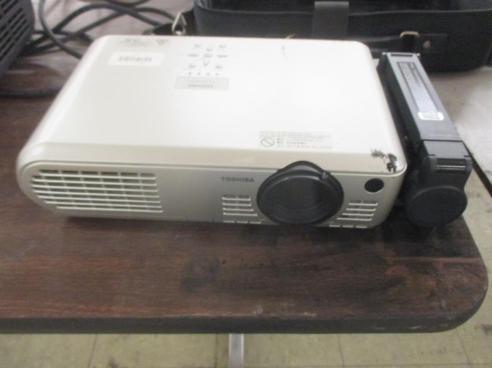 Toshiba TLP-S71 LCD Projector in Case