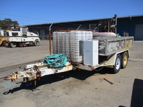 1990 Well Point Vacuum Pump on Trailer.