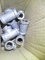 (9) Galvanized Tees, 1/2