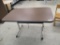 Metal & Wooden Rolling Table.