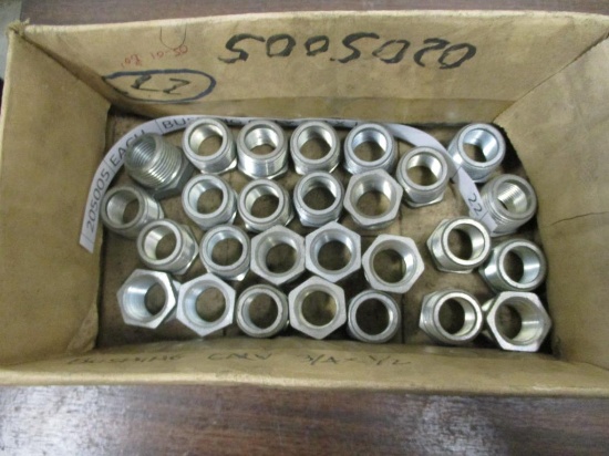 (22) Galvanized Bushings, 3/4" to 1/2".