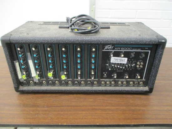 Peavey XR600C Mixer Amplifier, 6 Inputs.