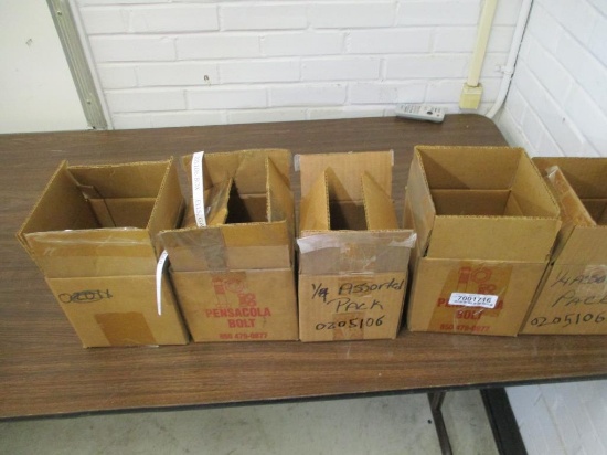 (5) Boxes of Assorted Galvanized Nipples, 1/2".