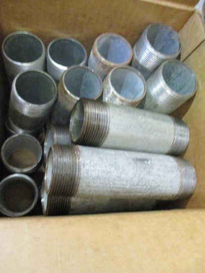 (4) Boxes of Assorted Galvanized Nipples, 1 1/2".