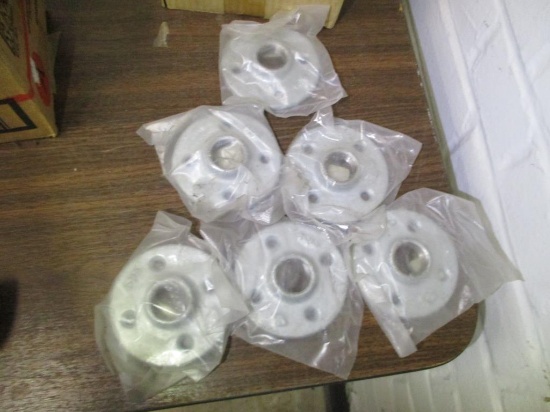 (6) Galvanized Pipe Flanges, 3/4".