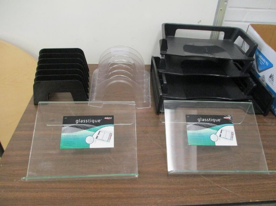 Assorted File and Book Holders.