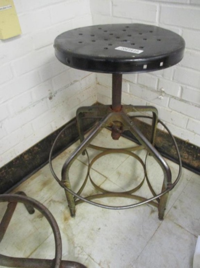 Metal Shop Stool.