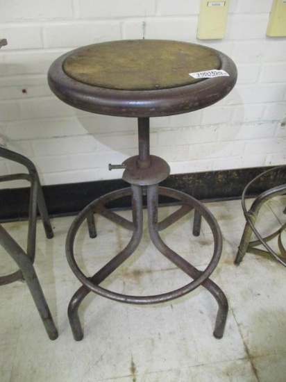 Metal Shop Stool.