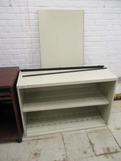 2 Shelf Metal Cabinet.